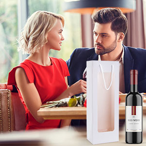 Papel dur&aacute;vel ambiental de empacotamento da cor do marrom da caixa do vinho luxuoso do papel de embalagem 2