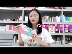Empacotamento de papel costurando colorido da caixa de presente