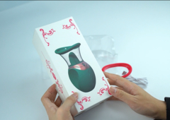 Logotipo personalizado Eco Amigável Papel de Papel Impresso Bote de Embalagem Vibrator de Língua