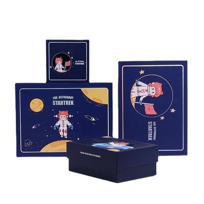 Do presente colorido dos cosméticos de Recycable da caixa de presente de Star Trek do retângulo caixa de empacotamento