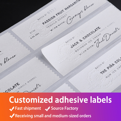 etiquetas de papel feitas sob encomenda impermeáveis do vinil 3D com empresa Logo Printed