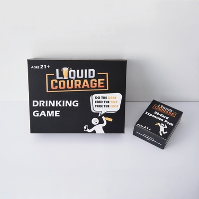 Caixa de embalagem de cartão de jogo Custom logotipo de impressão caixa de presente para beber Gam