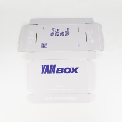 Caixa de logotipo personalizada Embalagem de produtos de vestuário Caixas de avião corrugadas dobráveis