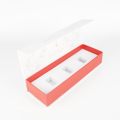 Caixa de papel de papel de carapaça de ouro personalizado com fecho de fecho magnético