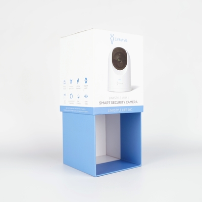 Logotipo personalizado tampa e caixa de base para produtos de câmera de segurança inteligente pacote