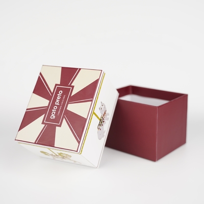 Caixa de embalagem de presentes de velas de relógios vazios personalizados Caixa de papel de jóias ecológica