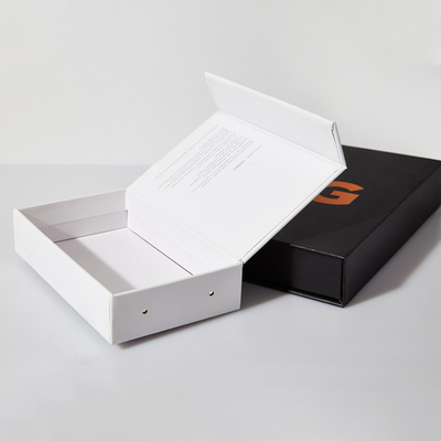 Caixa de forma de livro magnética personalizada Caixa de presente de embalagem de papelão rígido para iPhone Samsung Caixa de embalagem de telefone