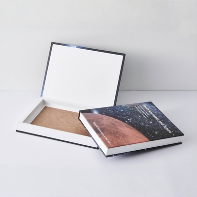 Logotipo personalizado Libros falsos Caixas decorativas de carapaça para livros Revista Armazenamento