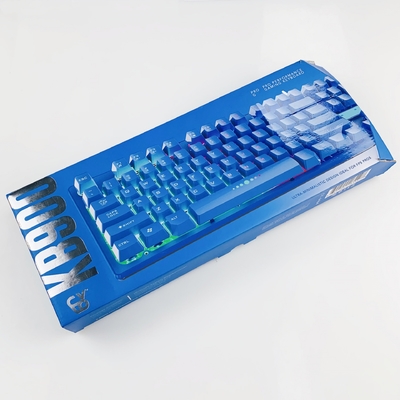 Caixa personalizada de marca UV Sliver Folia de estampagem a quente Mouse e teclado de computador Caixa de embalagem