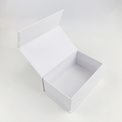 Logotipo personalizado Luxo Folha de ouro Produto de cuidados com a pele Maquiagem Caixa de presente de papelão Flip Caixa de presente cosmética Caixas de embalagem magnética