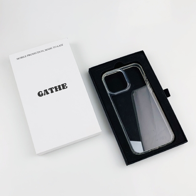 Venda por atacado Luxo Papel Preto e Branco Caixa de Caixa de Slides de Cartão Pacotagem Personalizada Para Caixa de Caixa de Telefone