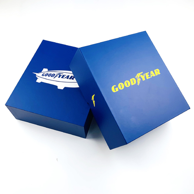 Custom Printed Dark blue Matte Rigid Paper Caixa de papel rígida Caixa de presente para calçados