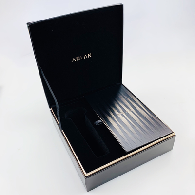 Caixa de Presente Flip com Logotipo Personalizado para Produto de Beleza para Cuidados com a Pele Perfume Cosméticos Caixa de Embalagem de Presente de Papelão