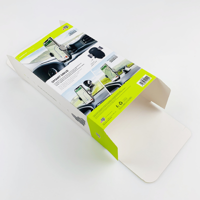 Caixa de papel dobrável personalizada com ganchos Caixa-presente para telefone móvel Caixa-presente para telefone Acessórios de telefone Caixa para carregador de telefone embalagem