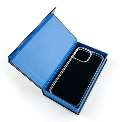 Caixa-presente de tampa flip com ímã Cartão personalizado Embalagem de telefone Caixa de caixa com logotipo