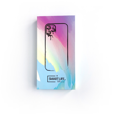 Caixa de Cor Varejo por Atacado Personalizada para Embalagem de Acessórios de Celular, Caixa de Armazenamento de Papelão