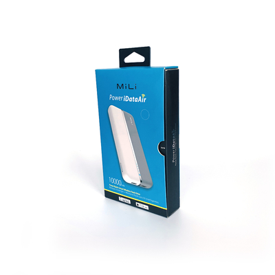Caixas de Embalagem Personalizadas Ecológicas para Power Bank 3C, Caixa Gaveta Deslizante para Produtos Eletrônicos