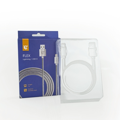 Caixa de Armazenamento Dobrável Personalizada Cabo de Dados USB para Celular Caixa de Embalagem para Cabo de Carregamento de Carro