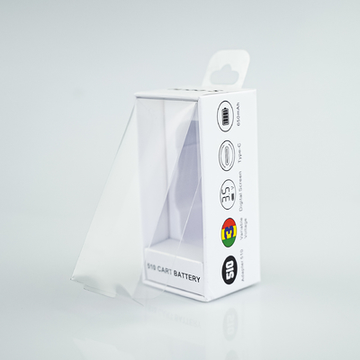 Caixas de Embalagem para Carregador de Telefone de Carro Elétrico com Novo Design USB com Janela de Filme PVC Transparente
