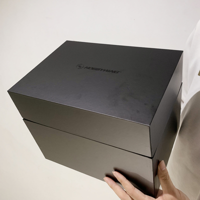 Caixa de Embalagem Premium Grande com Logotipo Personalizado, Manga de Papel, Caixa de Presente de Cartão Rígido com Tampa para Embalagem de Produtos