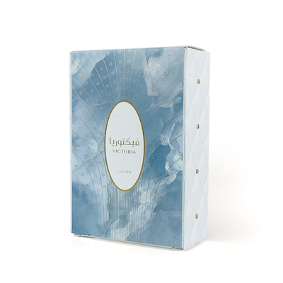 Embalagem de Perfume de Presente em Caixa de Couro Estilo Princesa Victoria Personalizada Embalagem de Luxo para Joias e Cosméticos