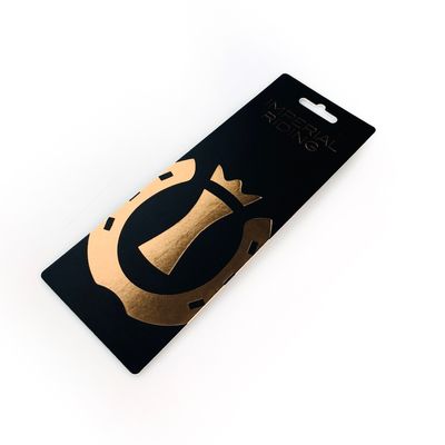 Marcas de vestuário personalizáveis de tamanho personalizado retangular
